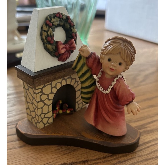 アンリ人形　ANRI 【First Christmas Stocking】 アンリ人形 ANRI 【First Christmas Stocking】 Angel Personalized